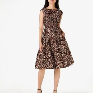kate spade spotted leopard Blaire midi dress